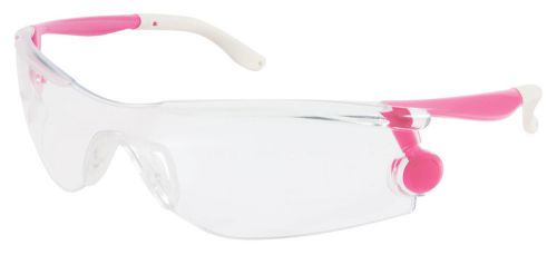 Pink construction safety glasses rotating temples free shipping for sale