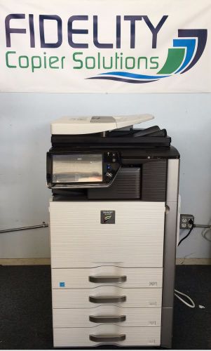 Sharp mx-4110n color multifunction network print scan copy fax finisher 41ppm for sale