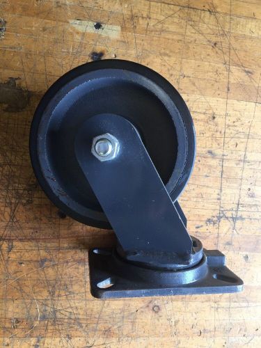 Hamilton 8&#034; x 3&#034; swivel caster heavy duty greaseable steel hub poly for sale