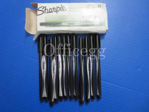 Sharpie Pens, Fine Point, Black, 12/pk (1742663)