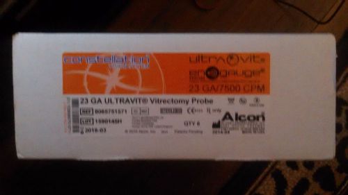 Alcon  Vision System Ultravit 23Ga/7500 CPM Vitrectomy Probe 1 box 6/bx