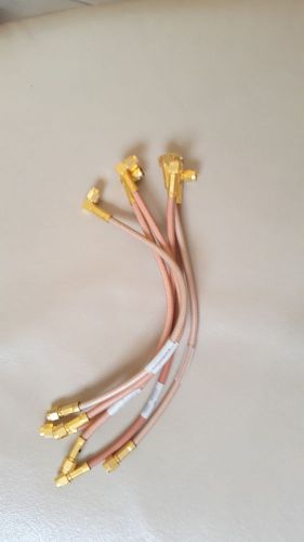 6 pcs of  Teflon coat cables  with suhner connectors 9&#034;