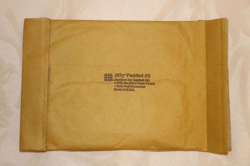 25 Sealed Air Jiffy #0 Padded Mailers