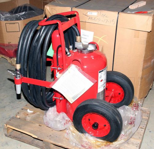 Amerex 451 wheeled Commercial Dry Chemical Fire extinguisher w Nitrogen tank