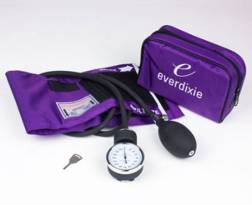 EMS  Nursing First Responder Blood Pressure Cuff With Stethoscope - Red