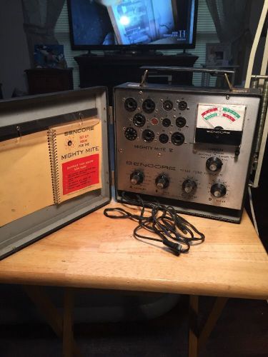 Sencore TC142 tube tester,  with set up books, service manual.