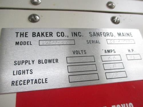 Baker vbm-400 vbm400 sterilgrad laboratory biological ss safety hood system for sale