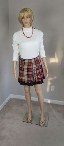 Beautiful and sexy female realistic plastic mannequin with complete outfit for sale