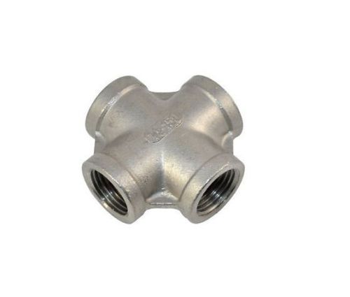 2-1/2&#034; female npt fnpt 4-way cross 304 stainless steel fitting class 150 union for sale