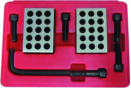 HHIP 3402-0055 1-2-3 Precision Block Set with Screws &amp; Key, 23 Holes