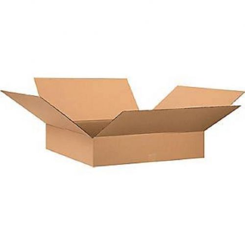 Corrugated cardboard flat shipping storage boxes 30&#034; x 30&#034; x 6&#034; (bundle of 15) for sale