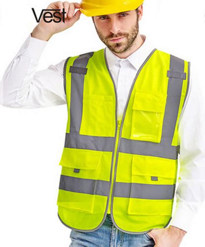 Safety Vest Work High Visibility ANSI Class 2 Portwest Reflective Vest