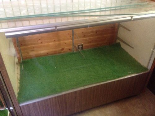 Retail glass shelving unit display case about 6 ft for sale
