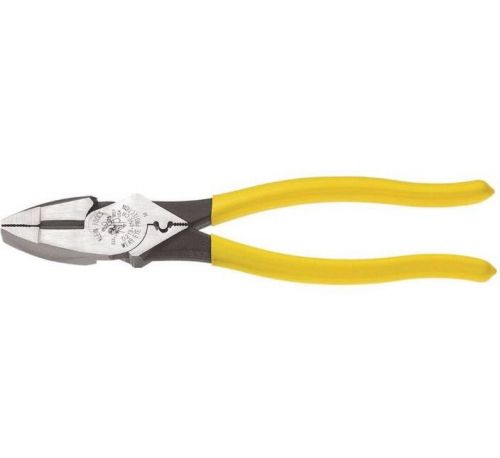 Klein Tools 9 In High Leverage Side Cutting Pliers With Crimp