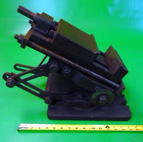 Heavy duty milling machine vise 6&#034; - swivel,tilt rotary table 133 lbs massive!! for sale