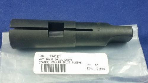 New collis mt4 4mt morse taper 29/32&#034; split sleeve drill driver 74021 -expedited for sale