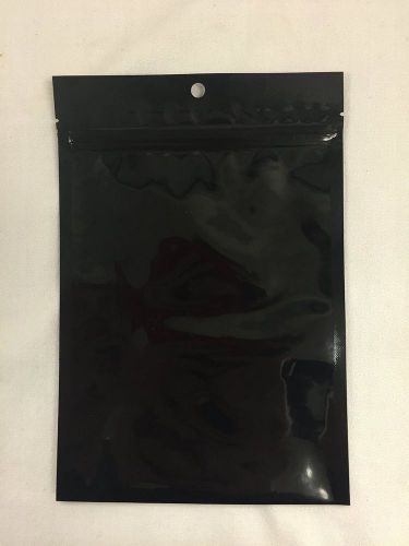 Triple Layered Black Bags 4.8&#034; x 6.9&#034; Set of 1000 - Resealable * FREE SHIPPING*
