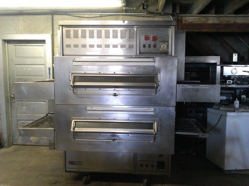 Middleby Marshall 350 360 Double Stack Conveyor Ovens Oven Natural Gas TESTED