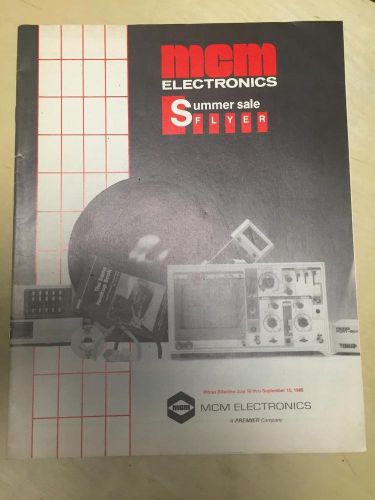 1986 MCM Electronics Catalog ~ Capacitors Computer&amp;Video Accessories TV Parts
