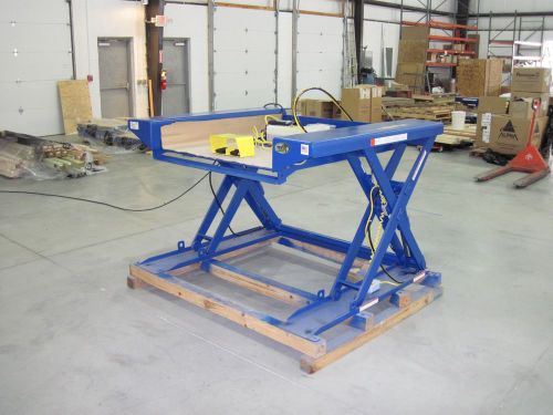 Vestil ground lift scissor table 2000 pound capacity for sale