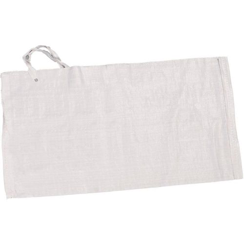 White Polypropylene Sandbag  14 in. x 26 in. Sand Bag  Military Grade Barriers