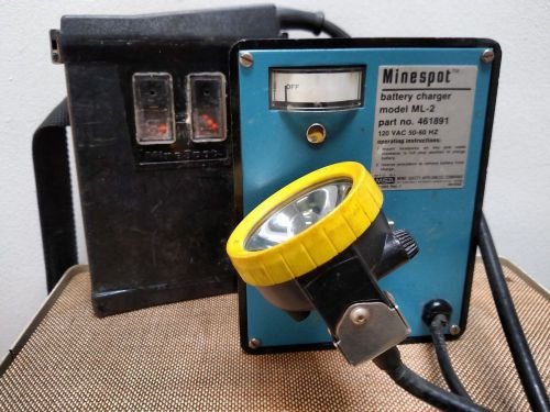 MSA Minespot Battery Charger Model ML-2   P/N 461891 Parts/repair