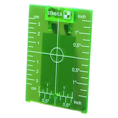 Stabila 07442 Green Magnetic Ceiling Target Plate w/ Leg for Green Beam Lasers
