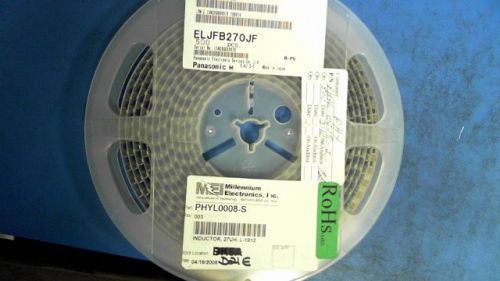 1015-PCS INDUCTOR/TRANSFORMER 27 UH 5% PEW ELJ-FB270JF 270 ELJFB270J