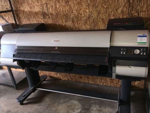 Very Nice Commercial Canon imagePROGRAF iPF8000 Tested and Working + INK!!!!