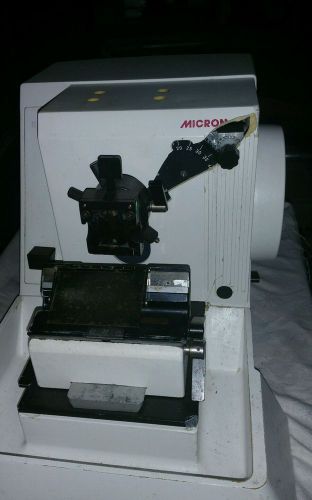 MICROM HM 325 ROTARY MICROTOME , not working conditions,  parts only