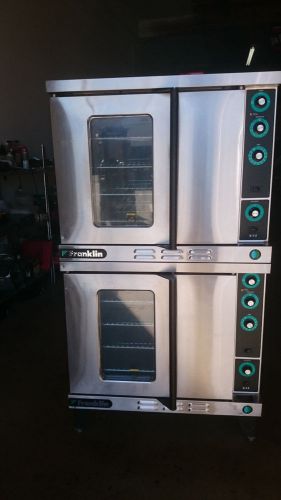 Duke franklin 613 double stack convection oven in natural gas for sale