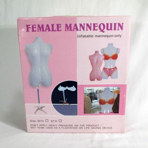 Inflatable Red Female Mannequin Torso 32&#034; Height Business Retail Display