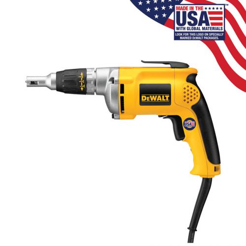 Dewalt dw272r 6.3 amp vsr electric corded drywall screwdriver screw gun for sale