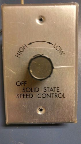 solid state speed control