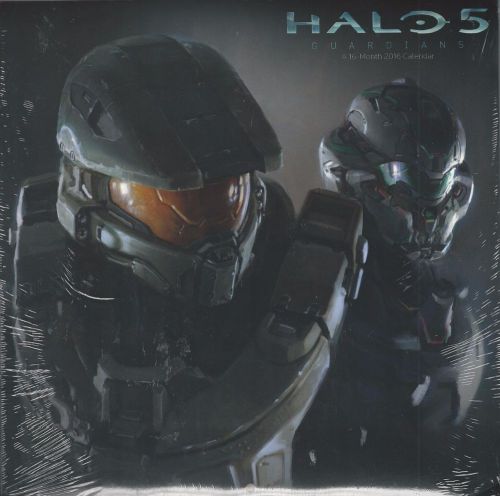 2016 Halo 5 Guardians 16 Month Wall Calendar New in Shrink Wrap