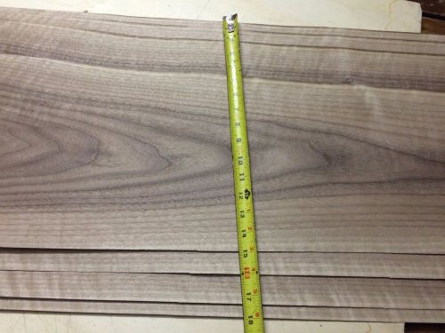 Wood Walnut Veneer 112x11,14,16,18,total 4 pcs  RAW VENEER N887..