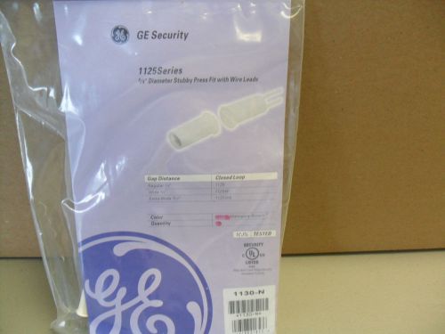 GE SECURITY 1125  1130-N Recessed Window Door Sensor Stubby 3/8&#034; White 10-Pack