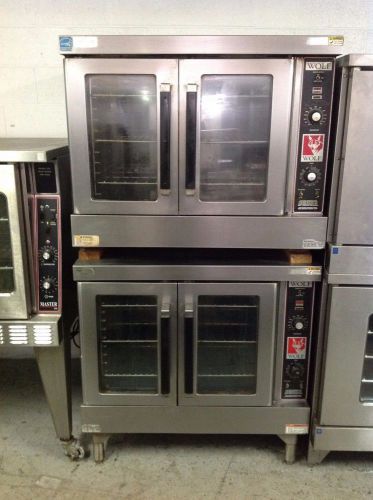 Wolf Convection Oven Double Deck Dbl Glass NAT Gas