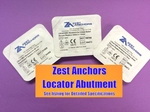Zest Anchors LOCATOR Abutment for 5.0mm Nobel Biocare Replace Select x 3.0mm