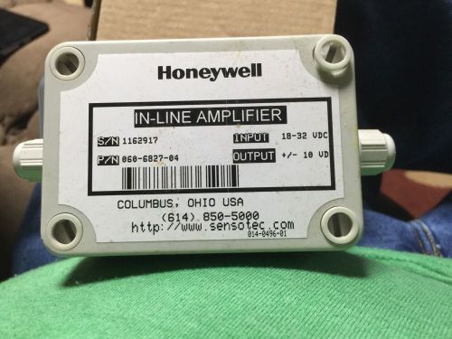 Honeywell: 060-6827-04 Inline Amplifier.  Input: 18-32V DC.  Out: +/- 10 VDC &lt;