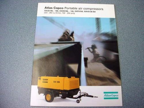 Atlas Copco XA(S)146,-186,XAHS106,-146 Plus More Portable Compressors Brochure