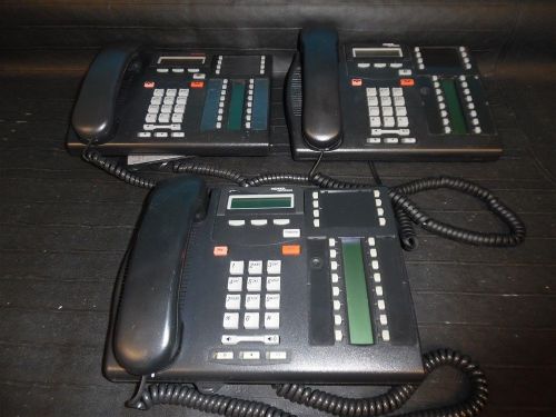 Lot of 3 Nortel Norstar Networks T7316E Office Business Phones