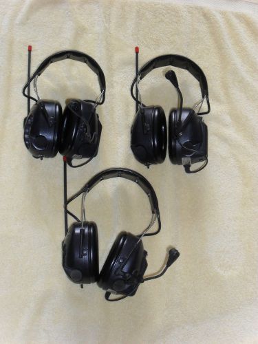 PELTOR 2-WAY RADIO HEADSET. POWERCOM PLUS MT53H7A4610. Headband model.