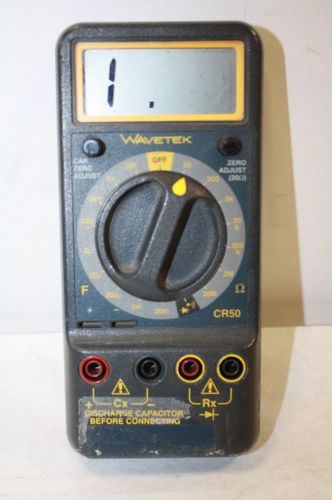 Wavetek CR50 Impedance and Capacitance Digital Meter