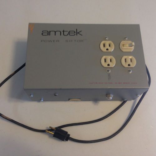 AMTEK Power Siftor. model PS-5A. 120V 10 Amp. Works