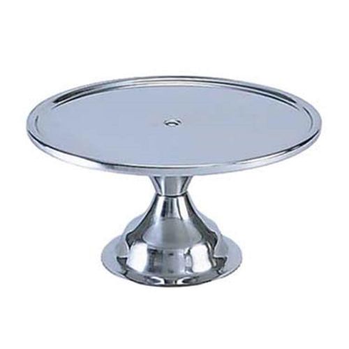 Admiral Craft CS-13 Cake Stand 13-1/2&#034; dia. x 7-1/2&#034; high stainless steel