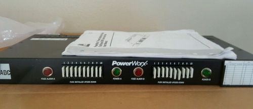 Used ADC PowerWorx Rack Fuse Panel Dual-Feed, Cat #: PWX-001RGCSD10FSDB