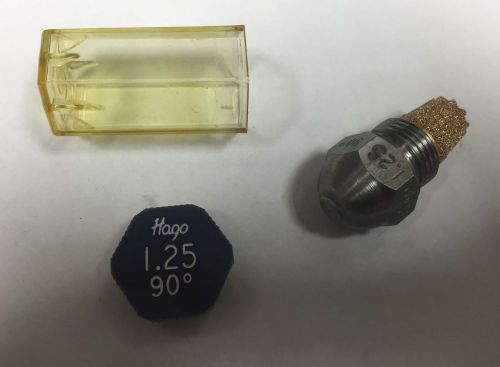 HAGO 1.25 GPH 90 DEGREE SS SEMI SOLID NOZZLE (12590SS, 030G2385)