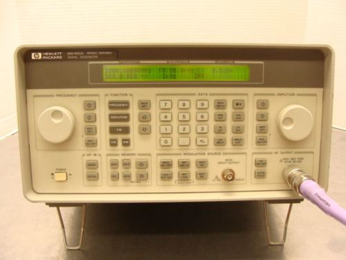 Hp / agilent 8648a 9khz-1ghz signal generator + opt 1e5 high stability time base for sale
