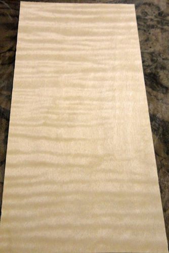 Curly Maple Tiger Figured wood veneer 4.5&#034; x 8.5&#034; no backing &#034;AA&#034; grade 1/42&#034;